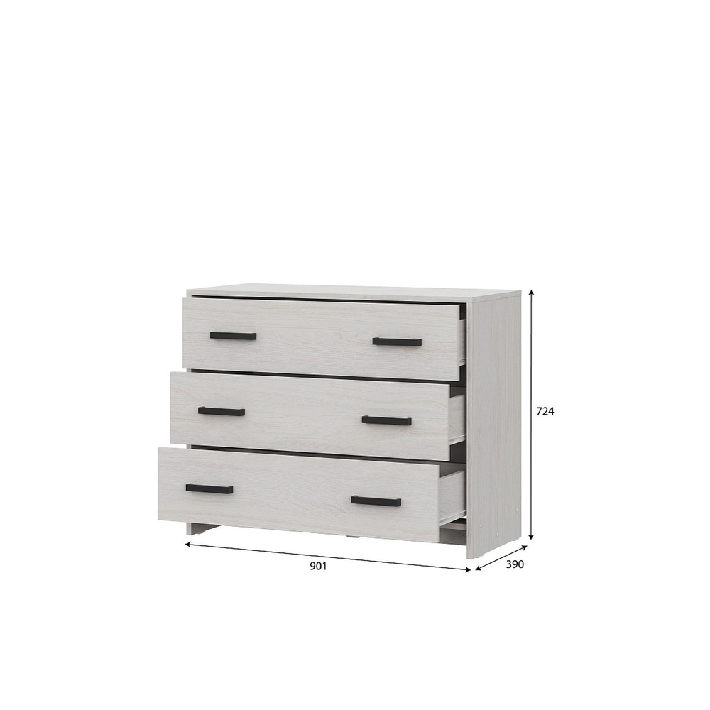 Спальный гарнитур, мебель комплект для спальни Дуб золотой/Камень, Лофт, 120х50х210 см SV-Мебель