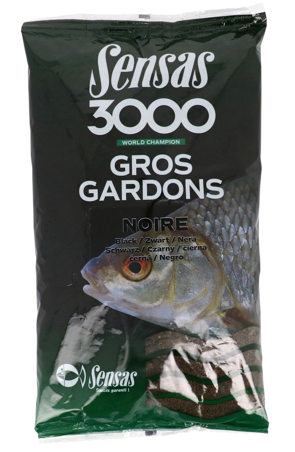 Прикормка Sensas 3000 GROS GARDONS Noir 1кг