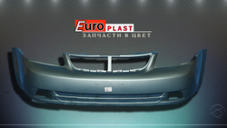 Передний бампер зеленный для Chevrolet Lacetti седан