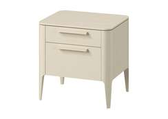 Тумба прикроватная Type oak 2 ящика ширина 50 см (молочный)