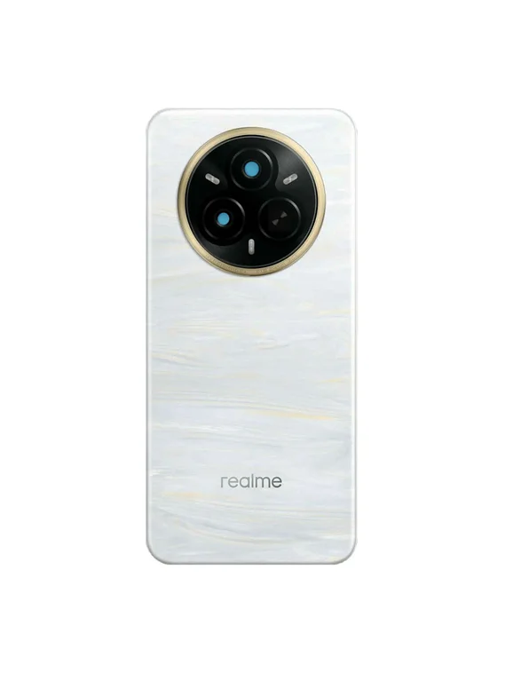 Задняя крышка для Realme 14 Pro Белая (White) со стеклом камеры