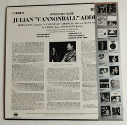 Винтажная виниловая пластинка LP Cannonball Adderley Somethin Else (France 1984) (Obi) (Poster)