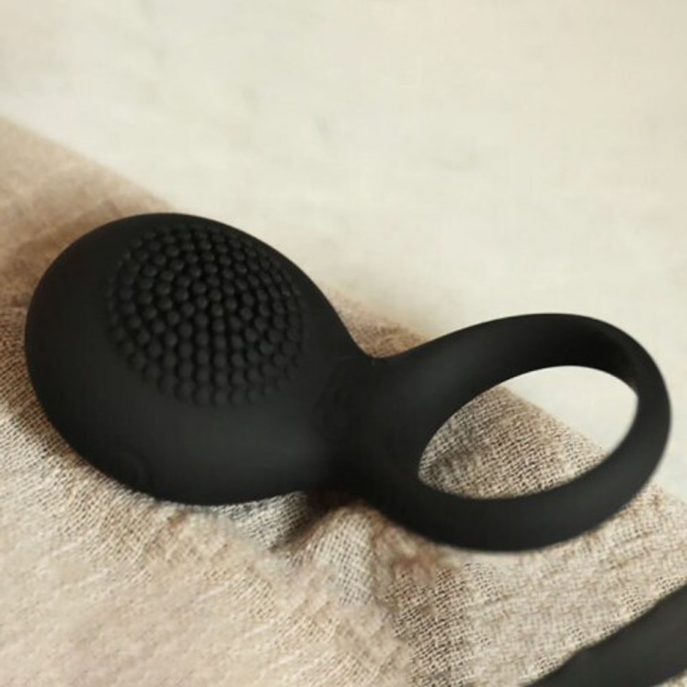 Эрекционное виброкольцо Tyler черный от SVAKOM