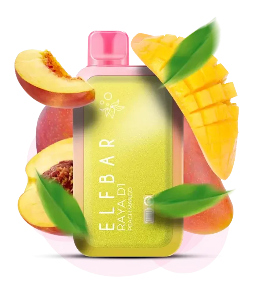 ELF BAR RAYA D1 - Peach Mango (5% nic)