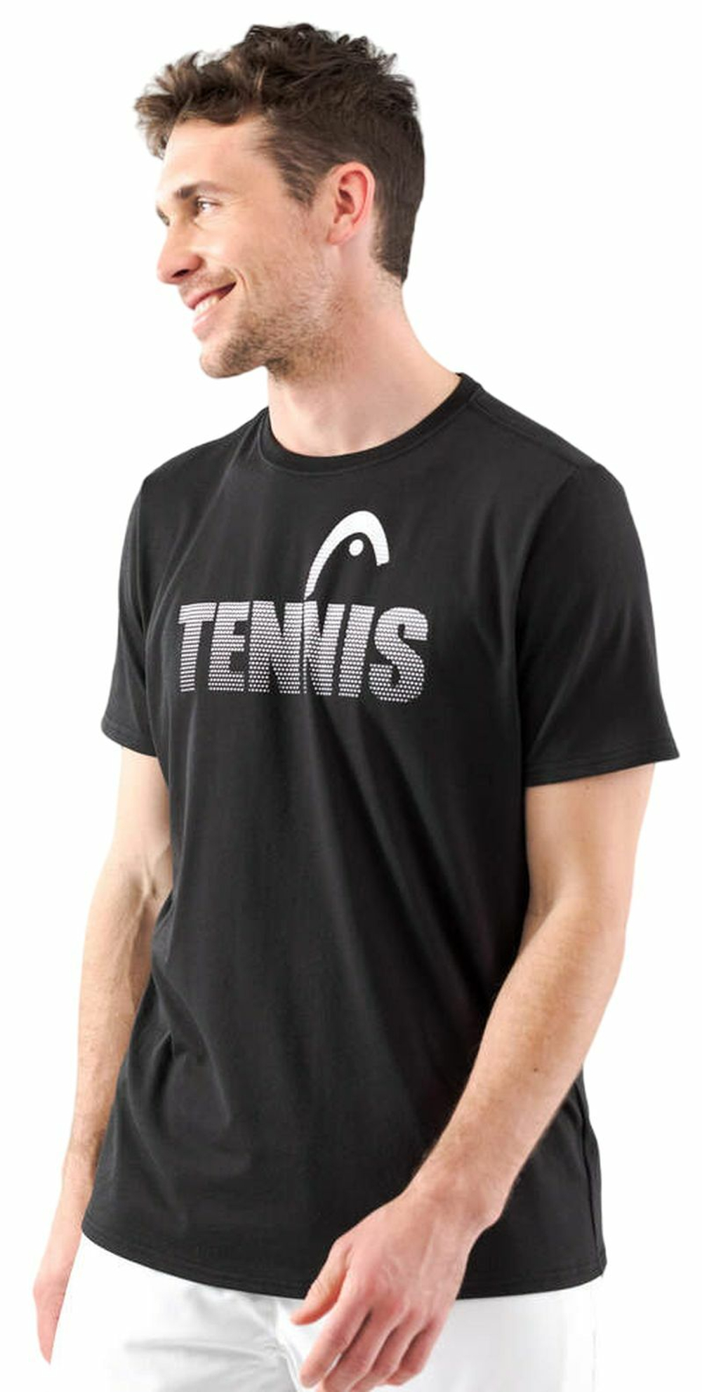 Мужская теннисная футболка Head Club Colin T-Shirt - black