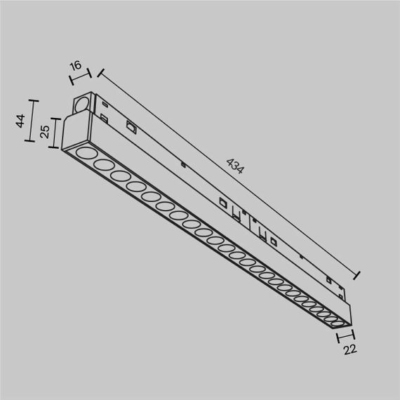 Трековый светильник Maytoni Technical EXILITY Points TR031-4-24WTW-DD2-W