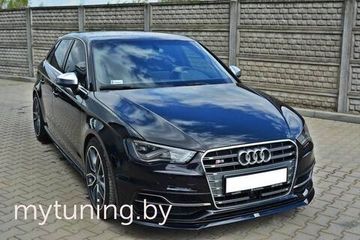 Сплиттер бампера переднего для AUDI A3 8V S-Line / S3 8V Hatchback / Sportback (13-...)