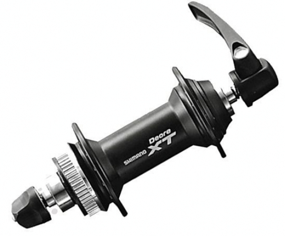 Втулка передняя  DEORE XT ,черн, 32отв, CENTERLOCK , OLD:100MM , без уп.BM775BL