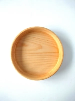 Тарелка деревянная из массива кедра