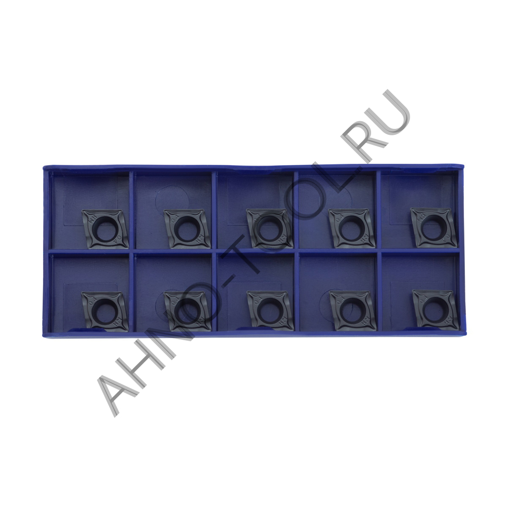 Пластина твердосплавная ISO CCMT09T304-PSA ACP20B AHNO по стали, получистовая