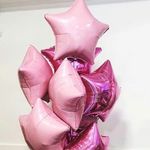 Шар (18" /46 см) Звезда, Розовый 1 шт.