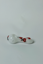 Трубка сувенирная - стекло божья коровка 10 см JX-108