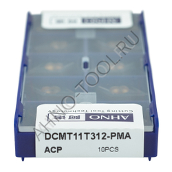 Пластина твердосплавная ISO DCMT11T312-PMA ACP20E AHNO по стали, получистовая
