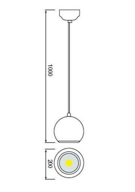 Подвесной светильник Horoz Electric  HRZ00000795