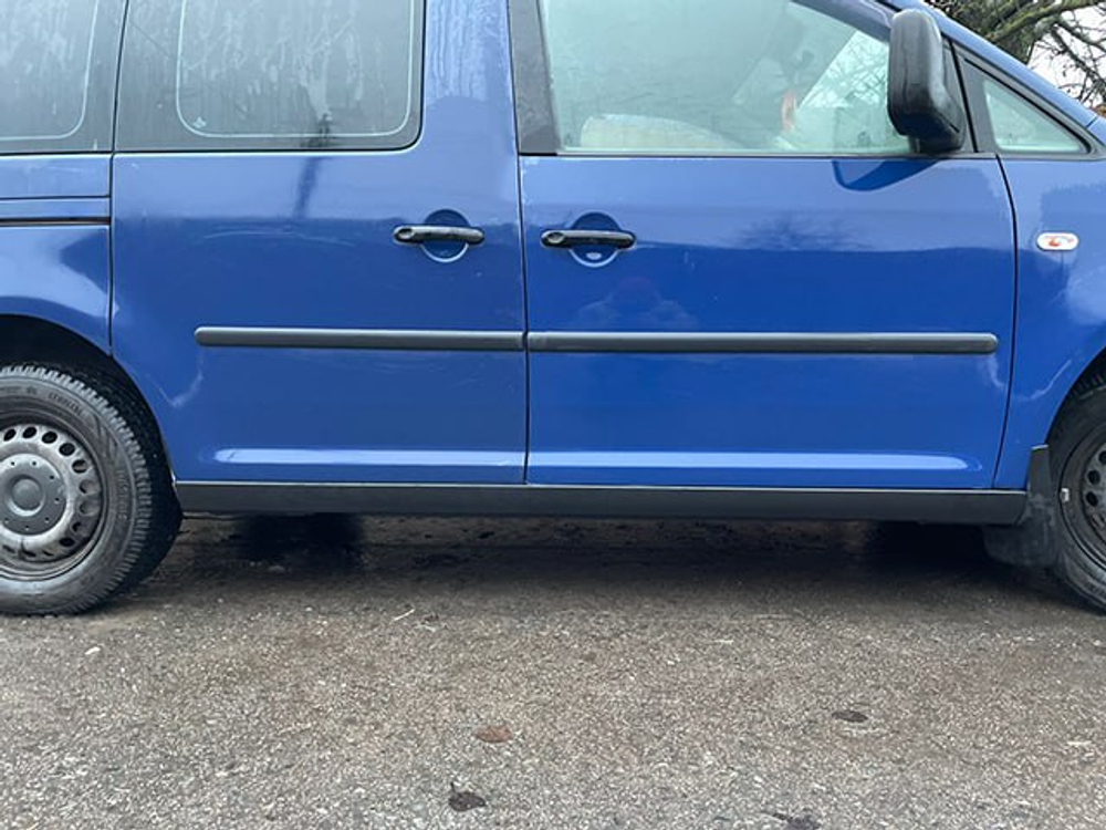 Накладка на пороги Volkswagen Caddy 3