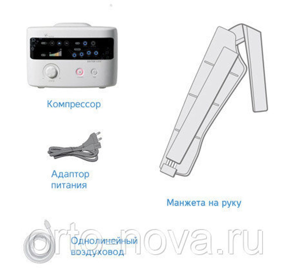 Аппарат для прессотерапии (лимфодренажа) LX7 + манжета для руки