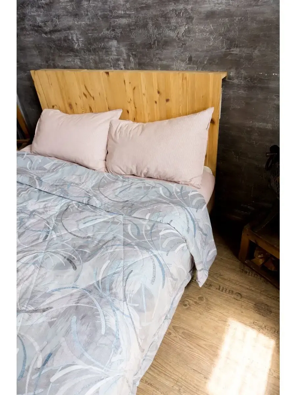 Одеяло утепленное зимнее лен хлопок евро макси 220х240