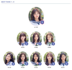 Альбом Fromis_9 - To.Heart 1st Mini Album BLUE Version