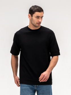 Футболка мужская плотная. Уголь