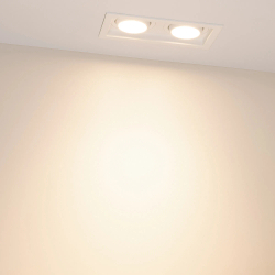 Светильник MS-VORTEX-BUILT-S170x90-2x12W Warm3000 (WH-WH, 40 deg, 230V) (Arlight, IP20 Металл, 5 лет) 057761