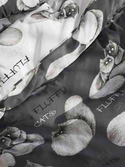 Пододеяльник поплин Сказка "Fluffy/Флиппи" 1,5-спальный на молнии 145x215 см