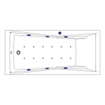 Акриловая ванна Excellent Palace Relax 170x75 WAEX.PAL17.RELAX