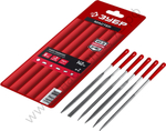 ЗУБР Мастер набор надфилей 6 шт 140 мм, в чехле, с ручками