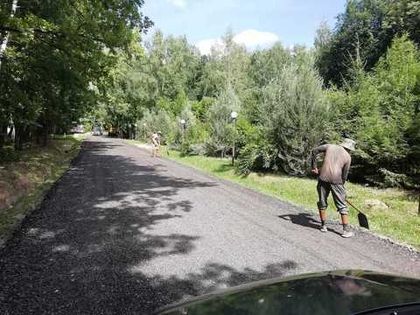 Асфальтировка подъездной дороги. Фотоотчет №2