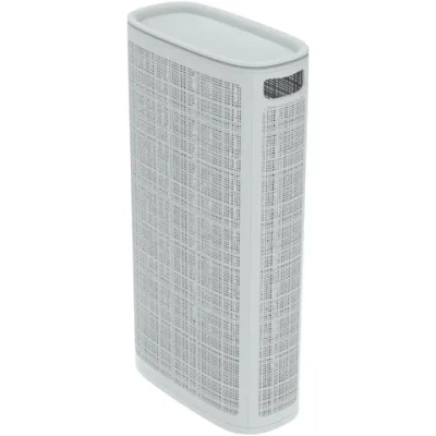 Корзина для белья Лён 60л плетёная 43×20×80см серый