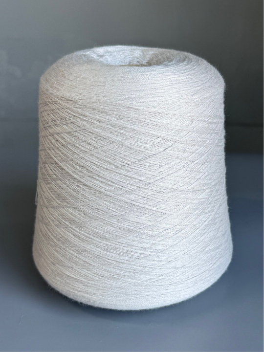 Пряжа Zegna Baruffa SAVILE 2/60 (70% меринос, 30% шелк), 3000м/100гр, жемчужный