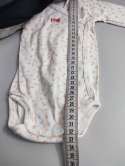 Боди Sanetta цветочное на 0/3 месяца