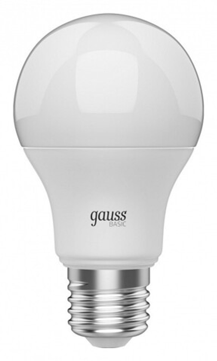 Лампа светодиодная Gauss Basic E27 12Вт 4100K 202402212