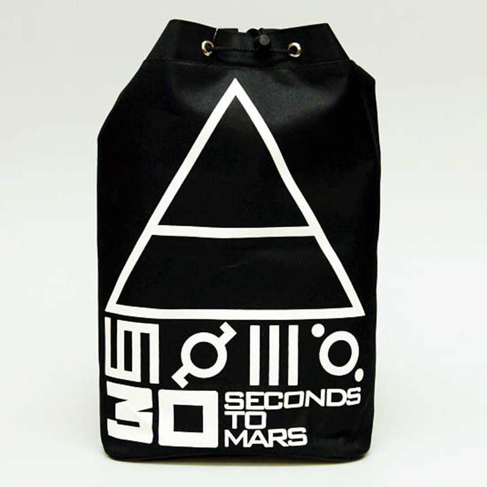 Торба 30 Seconds to Mars ( лого ч/б )