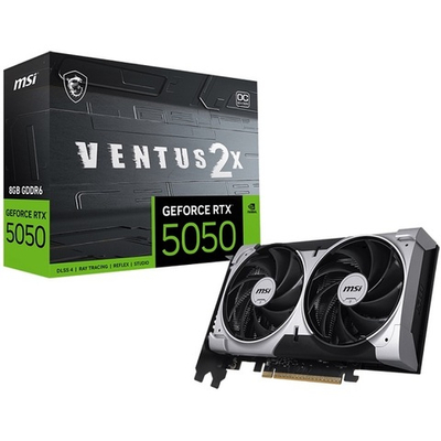 Видеокарта MSI GeForce RTX 5050 VENTUS 2X OC 8GB (G5050-8V2C)