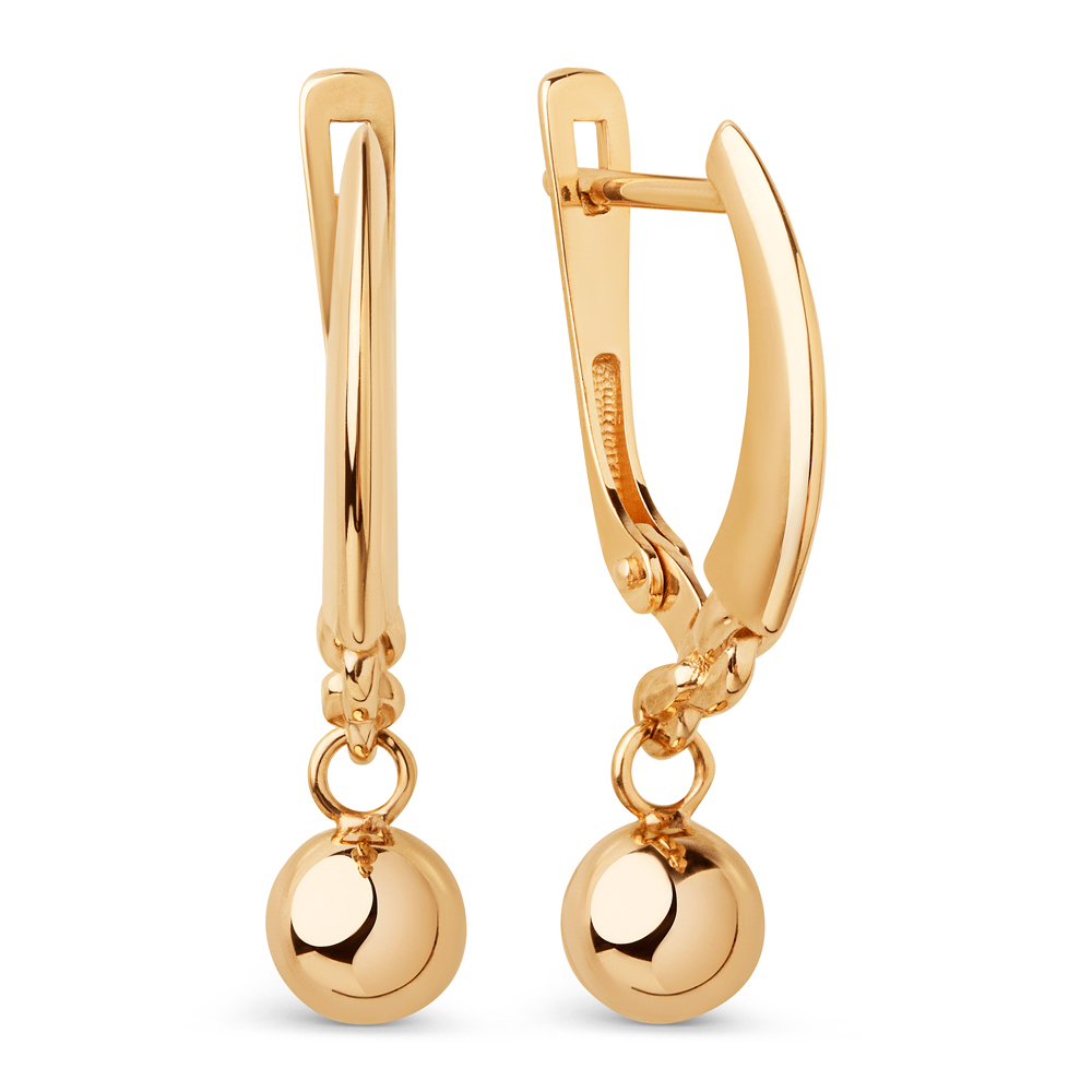 Серьги из золота 585 пробы