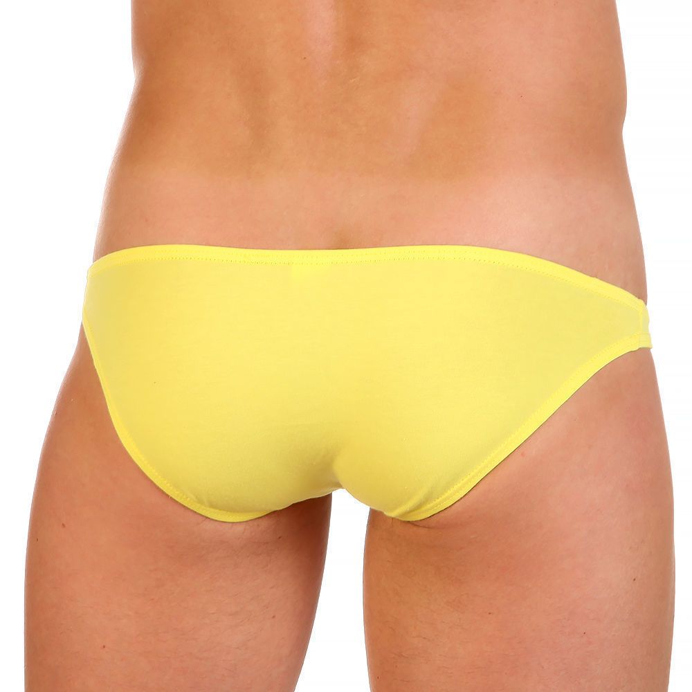 Мужские трусы брифы желтые Romeo Rossi RR2001-13