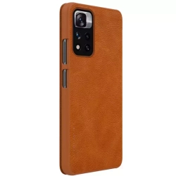 Кожаный чехол-книжка Nillkin Leather Qin для Xiaomi Redmi Note 11 Pro+ 5G global