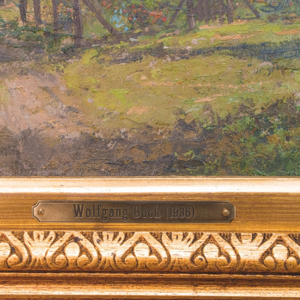 Картина «Весенняя усадьба»