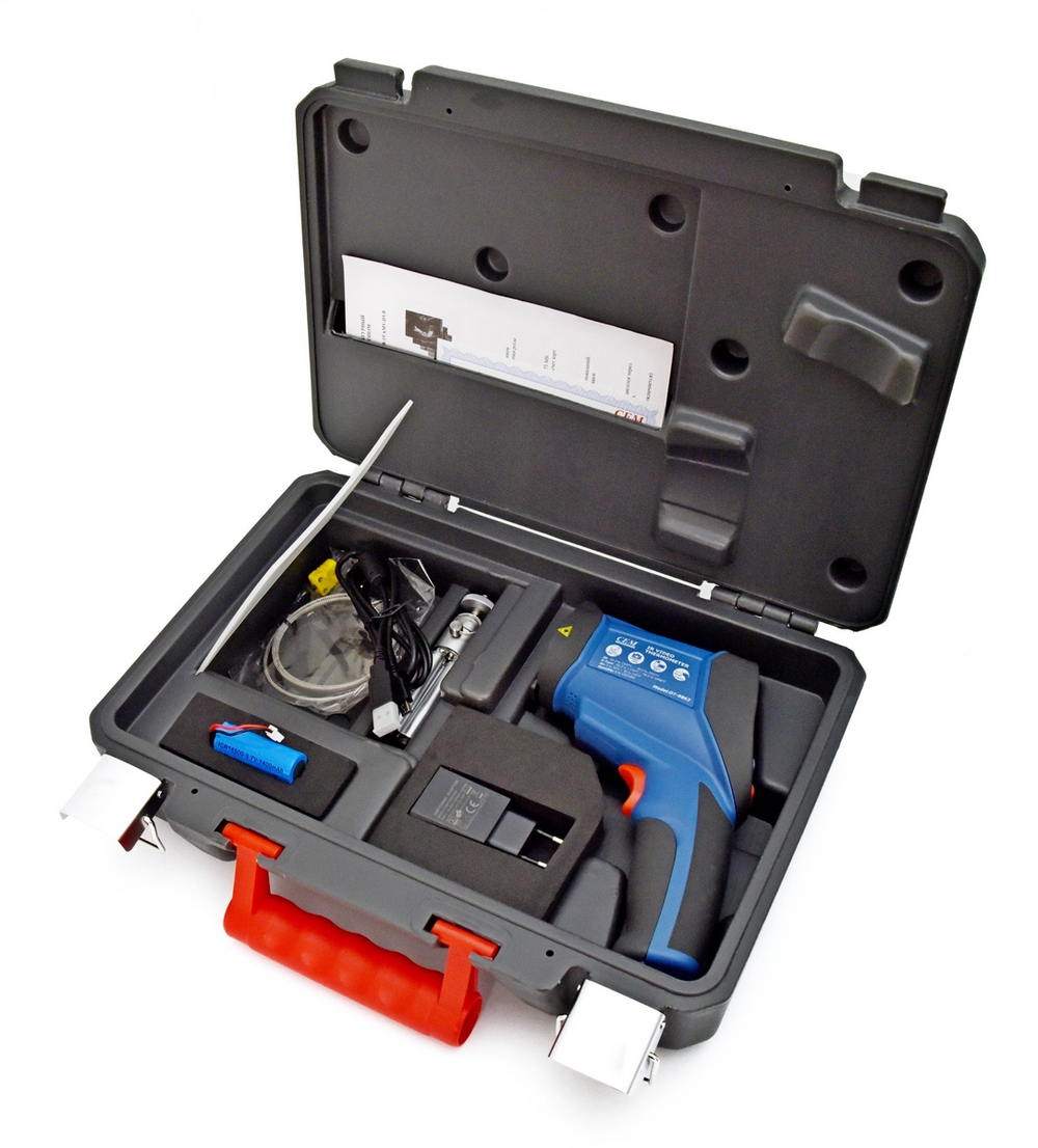 Профессиональный пирометр со встроенной камерой СЕМ DT-9862