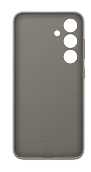 Чехол-накладка Vegan Leather Case S24 ( серо коричневый)