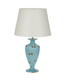 Элитная лампа настольная Craquelure бежевый абажур от Sporvil Португалия