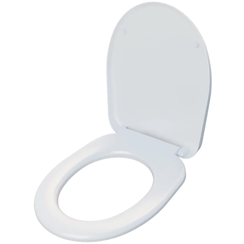 Сиденье для унитаза "Рио" голубовато-белое ИНКОЭР с микролифтом