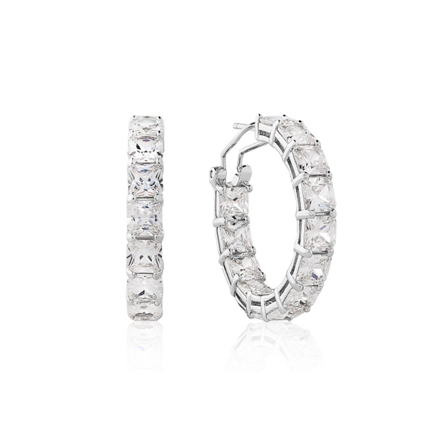 Серьги-конго 30мм с итальянским замком