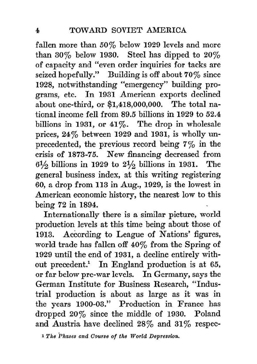 Toward soviet America | W. Foster