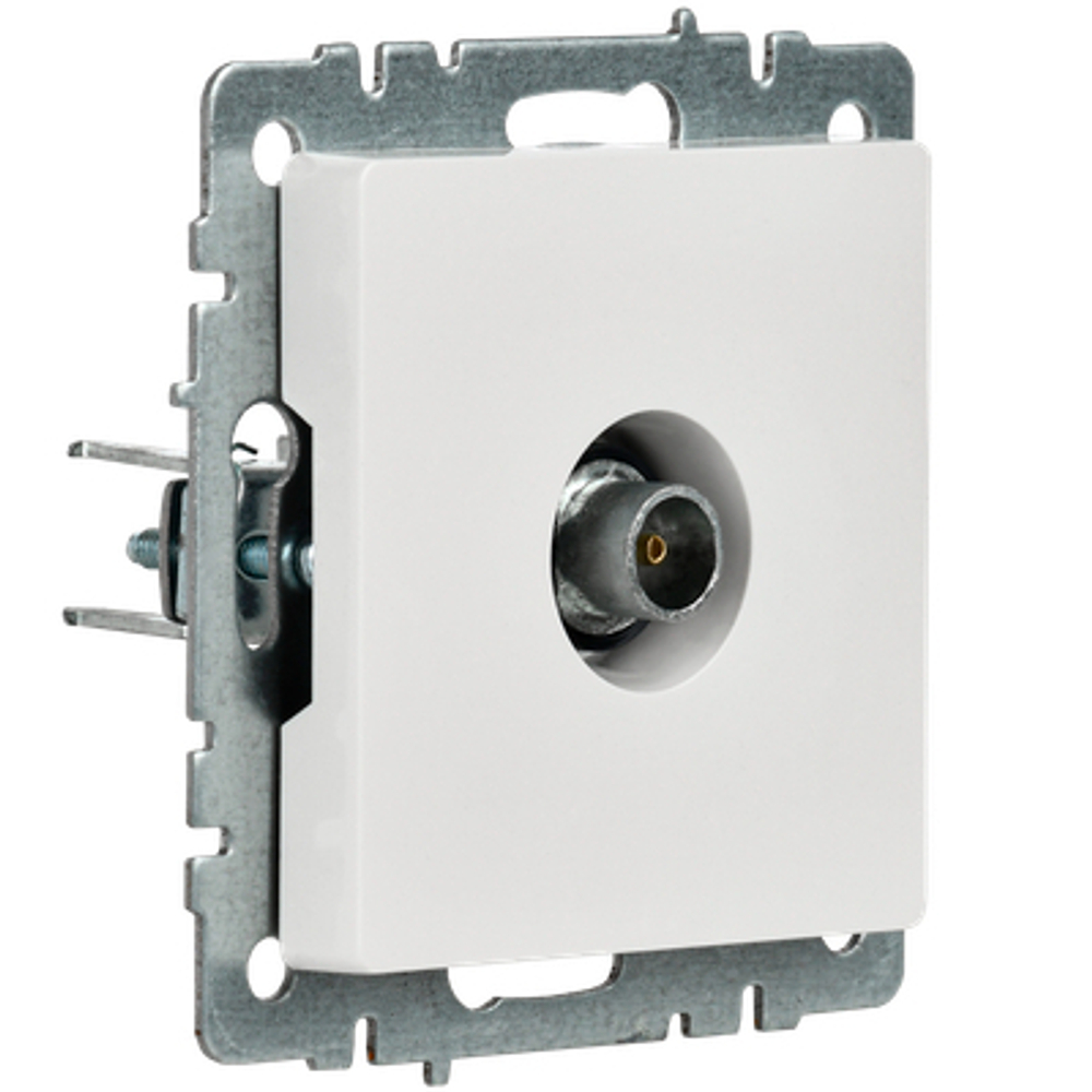 BRITE Розетка TV оконечная РТВ11-0-БрБ белый IEK