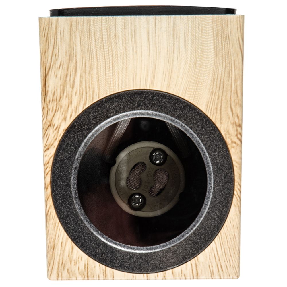 UUL-P41A 6W-GU10 IP65 PINE Светильник уличный. под лампу GU10. Архитектурный накладной. Цвет корпуса сосна. TM Uniel