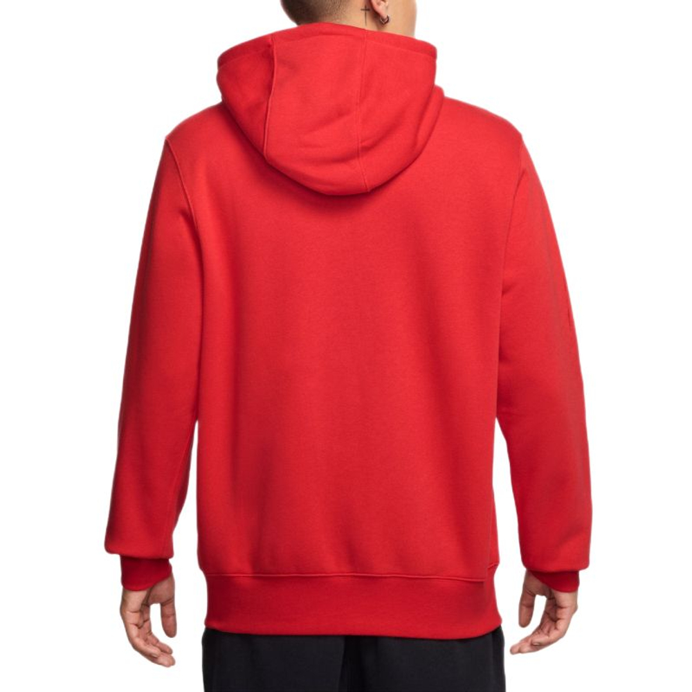 Куртка теннисная Nike Club Full-Zip Fleece - university red/white