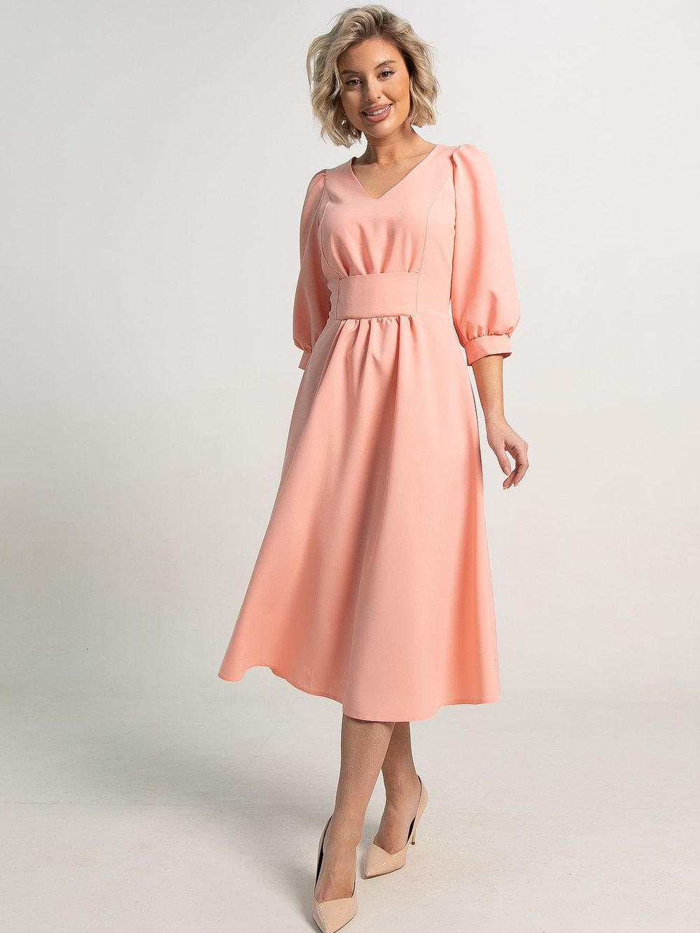 Платье Мадлен (персик) П15623-18М LT Collection