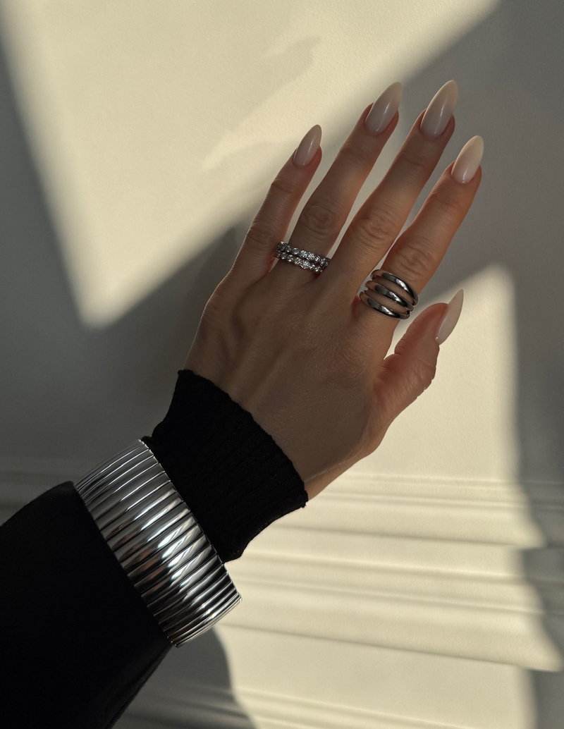 Кольцо ШИП silver