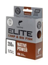 Леска монофильная Salmo Elite CARP & BIG FISH 200м, 0.32мм